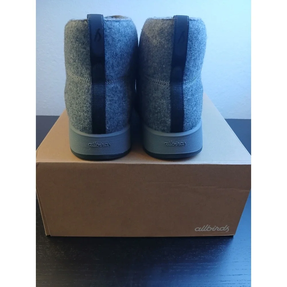 Allbirds Kiwi Boot Mens 10 Medium Grey Pebble Grey Wool Ankle Boots A12156M100